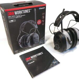 3M WorkTunes Wireless Hearing Protector with Bluetooth Technology NEW